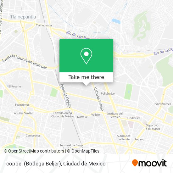 coppel (Bodega Beljer) map