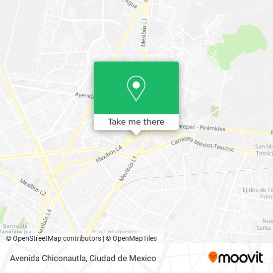 Mapa de Avenida Chiconautla