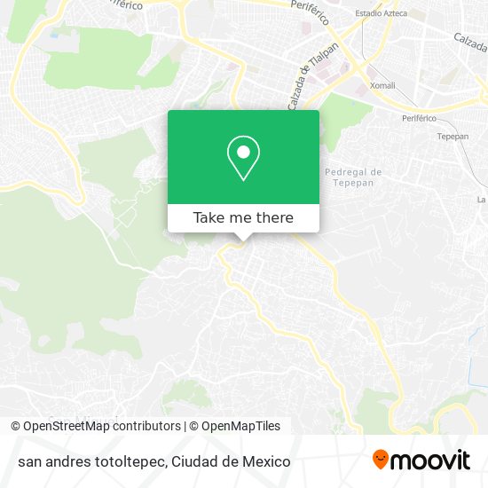 san andres totoltepec map