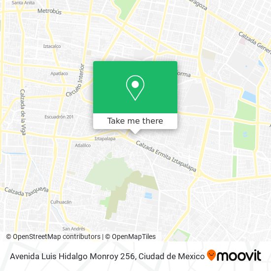 Avenida Luis Hidalgo Monroy 256 map