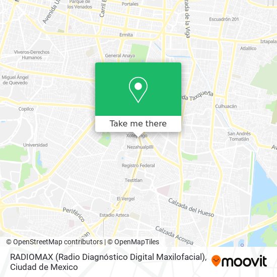 RADIOMAX (Radio Diagnóstico Digital Maxilofacial) map