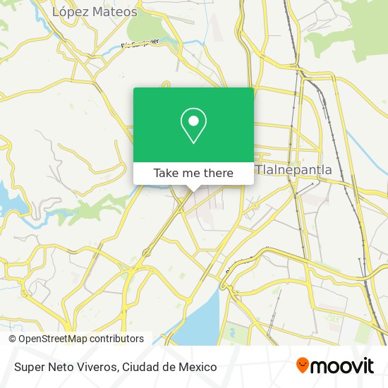 Super Neto Viveros map