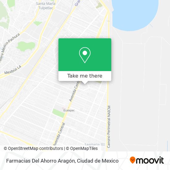 Farmacias Del Ahorro Aragón map