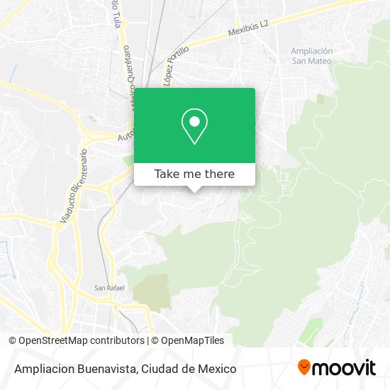 Ampliacion Buenavista map