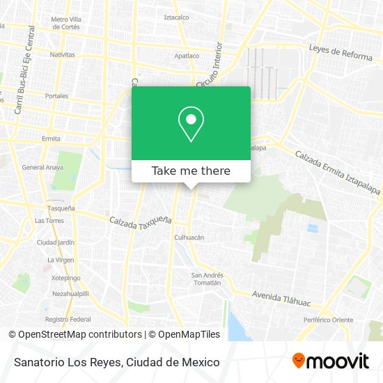 Sanatorio Los Reyes map
