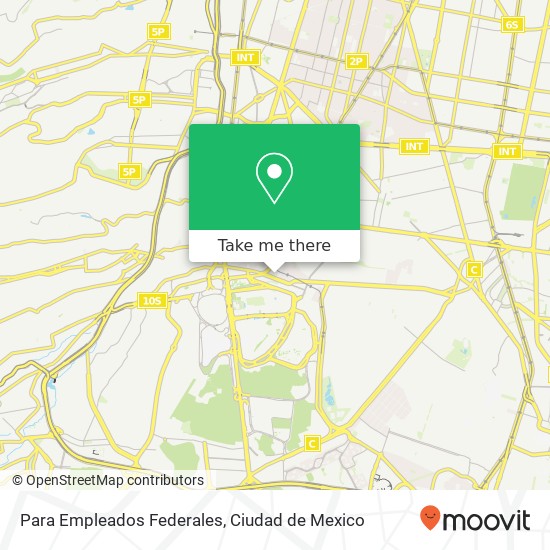Mapa de Para Empleados Federales