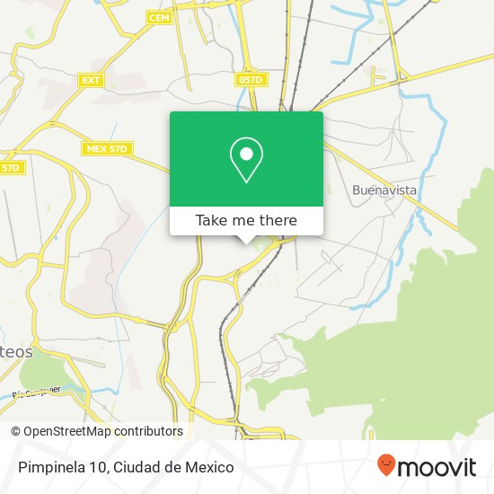 Pimpinela 10 map