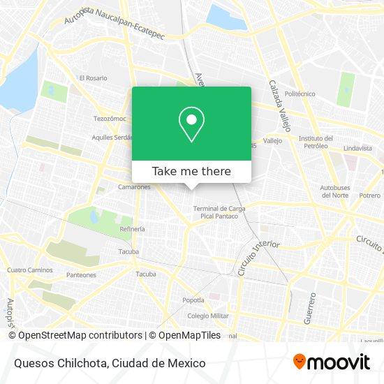 Mapa de Quesos Chilchota