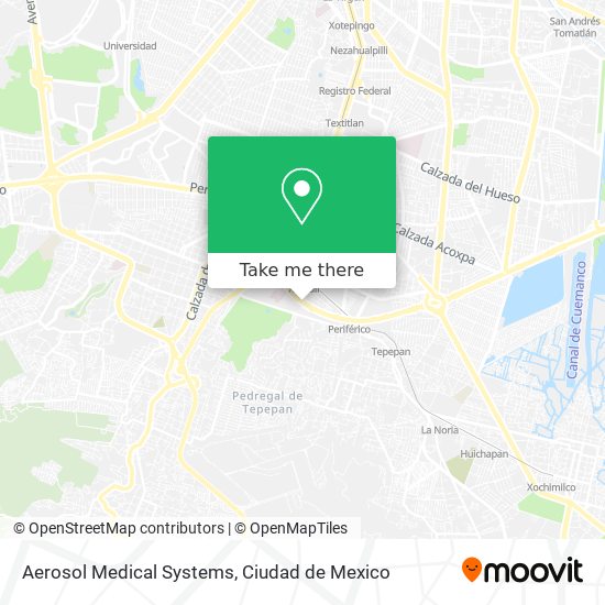 Aerosol Medical Systems map