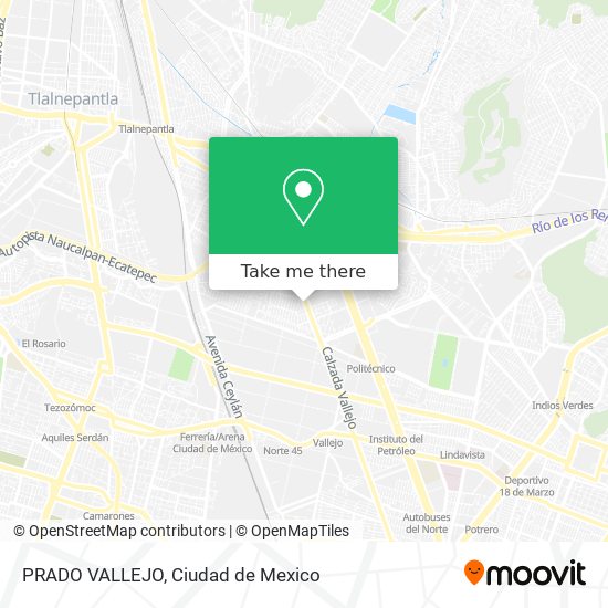 PRADO VALLEJO map