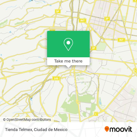 Tienda Telmex map