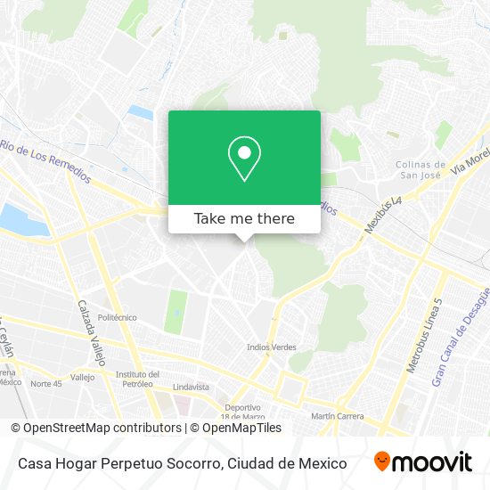 Casa Hogar Perpetuo Socorro map