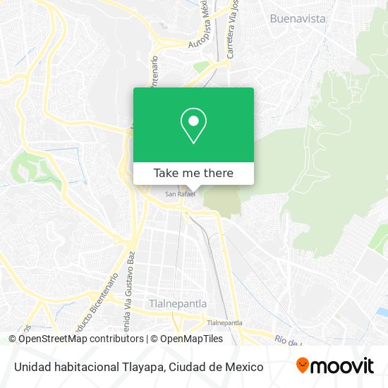 Unidad habitacional Tlayapa map