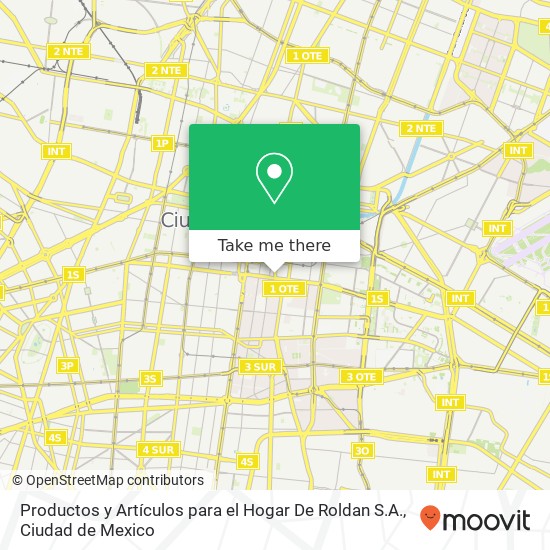 Productos y Artículos para el Hogar De Roldan S.A. map