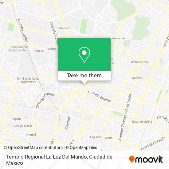 Templo Regional La Luz Del Mundo map
