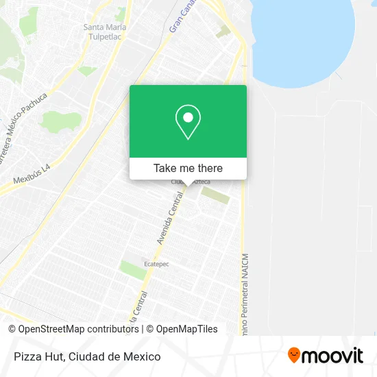 Pizza Hut map