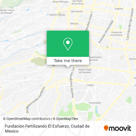 Fundación Fertilizando El Esfuerzo map
