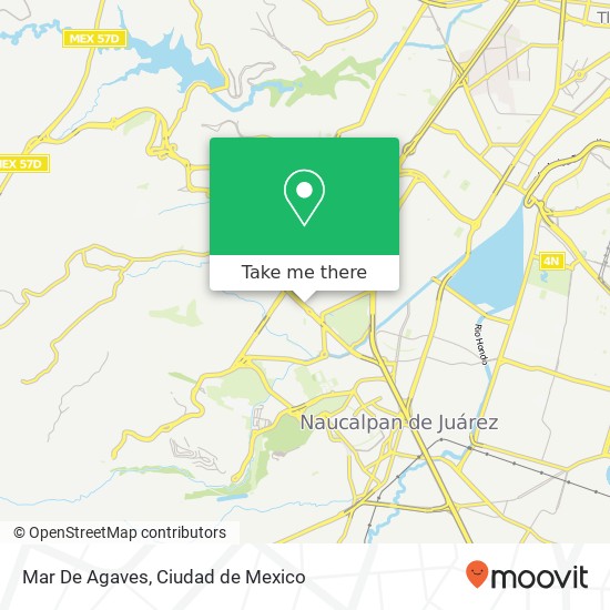 Mapa de Mar De Agaves