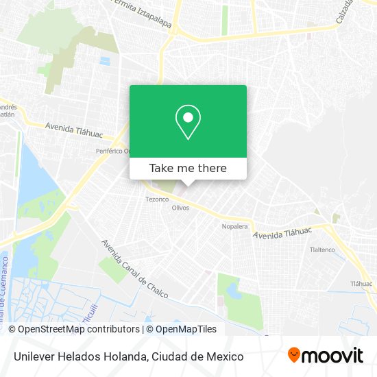 Unilever Helados Holanda map