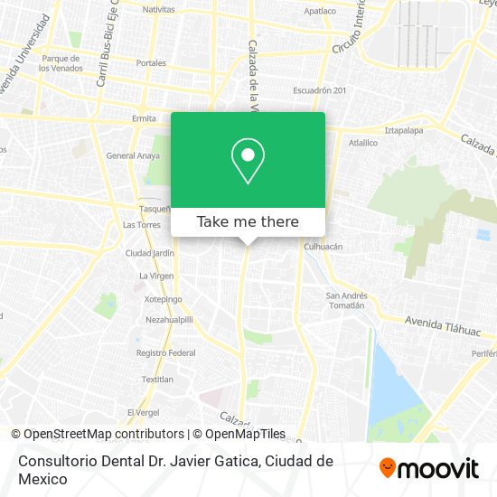 Consultorio Dental Dr. Javier Gatica map