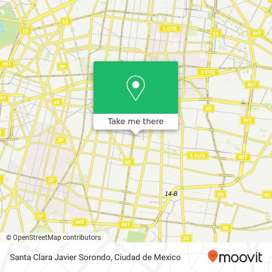 Santa Clara Javier Sorondo map