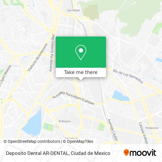 Mapa de Deposito Dental AR-DENTAL