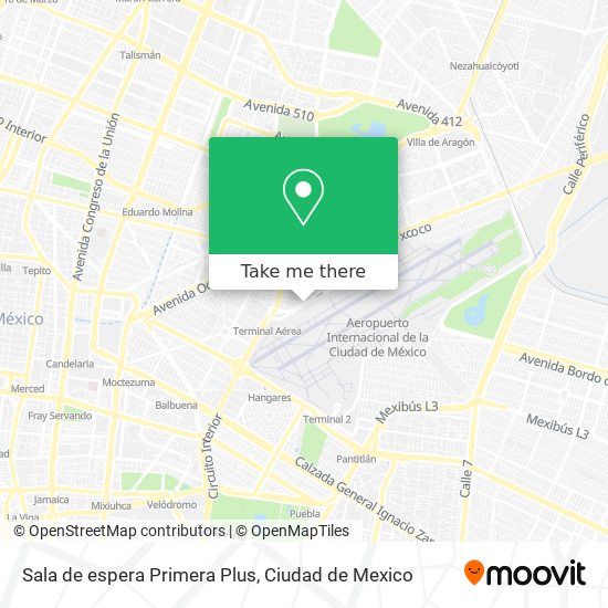 Sala de espera Primera Plus map