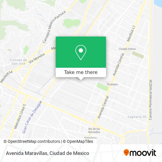 Avenida Maravillas map