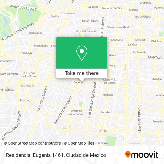 Mapa de Residencial Eugenia 1461