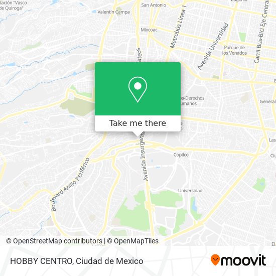 HOBBY CENTRO map