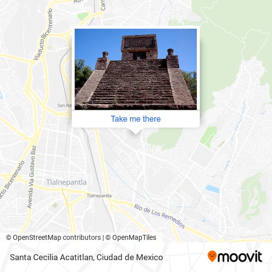 Santa Cecilia Acatitlan map