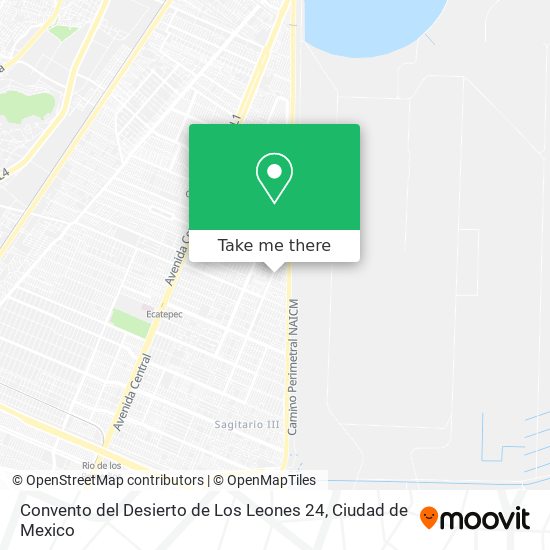 Mapa de Convento del Desierto de Los Leones 24