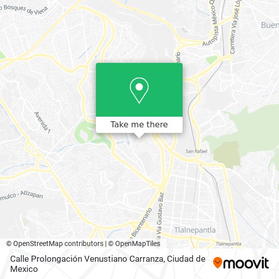 Calle Prolongación Venustiano Carranza map