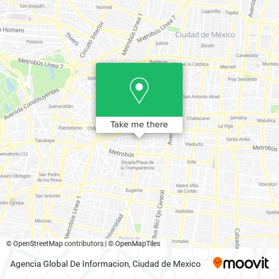 Agencia Global De Informacion map