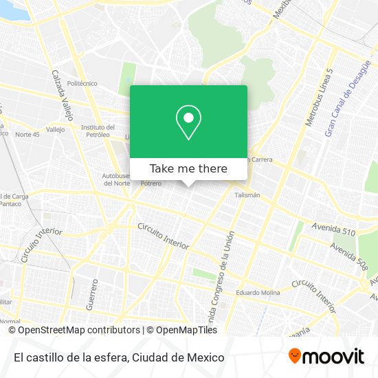 El castillo de la esfera map