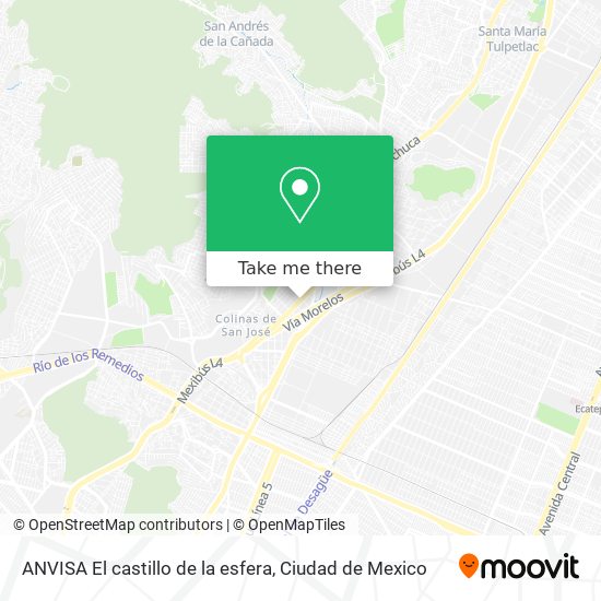 ANVISA El castillo de la esfera map