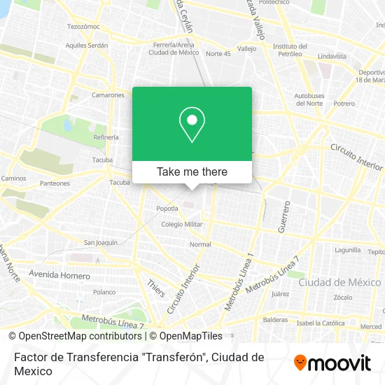 Mapa de Factor de Transferencia "Transferón"