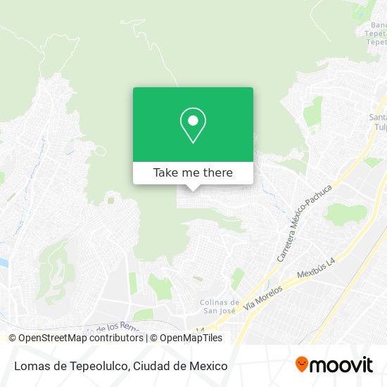 Lomas de Tepeolulco map