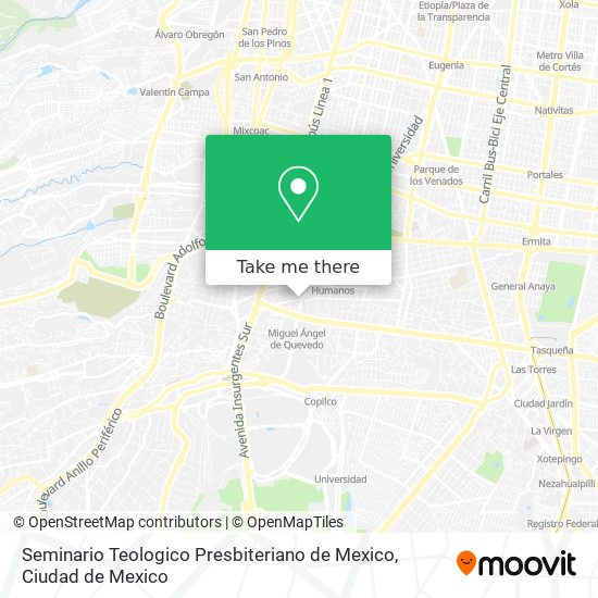 Seminario Teologico Presbiteriano de Mexico map