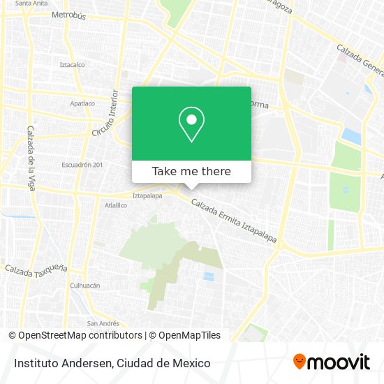 Instituto Andersen map