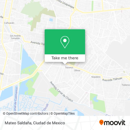 Mapa de Mateo Saldaña