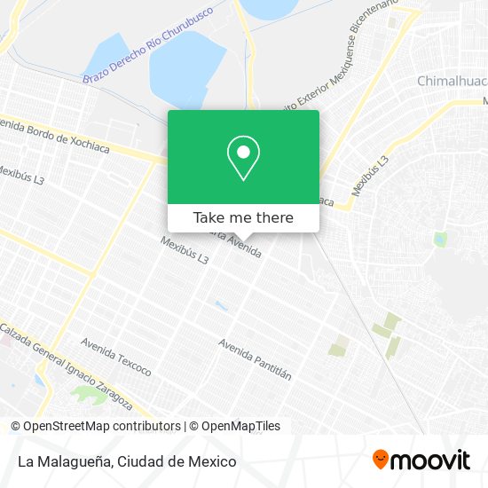 La Malagueña map