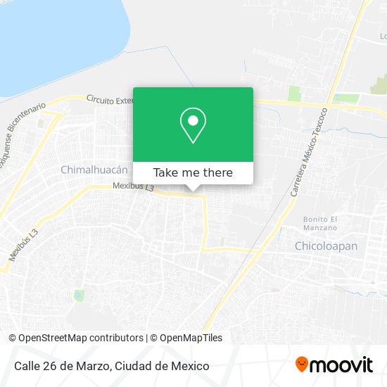 Calle 26 de Marzo map