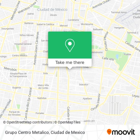 Grupo Centro Metalico map
