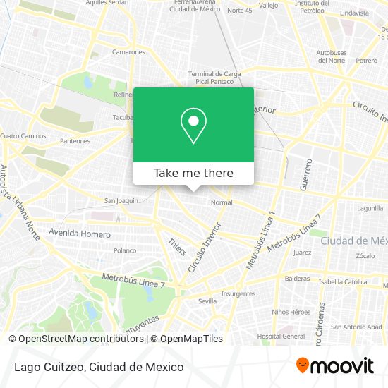 Mapa de Lago Cuitzeo