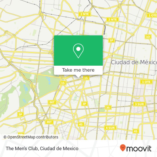 Mapa de The Men's Club