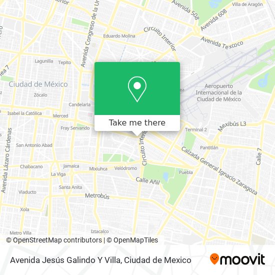 Avenida Jesús Galindo Y Villa map