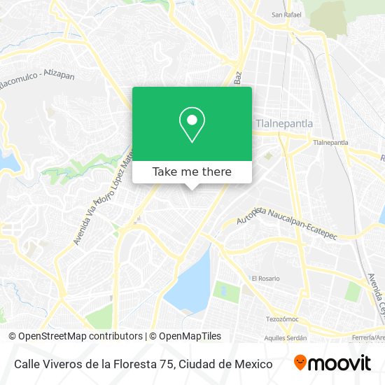 Calle Viveros de la Floresta 75 map