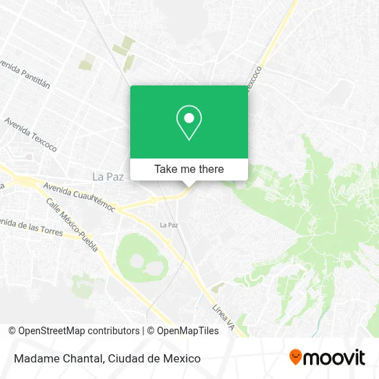 Madame Chantal map