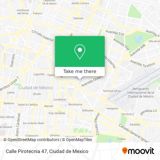 Calle Pirotecnia 47 map